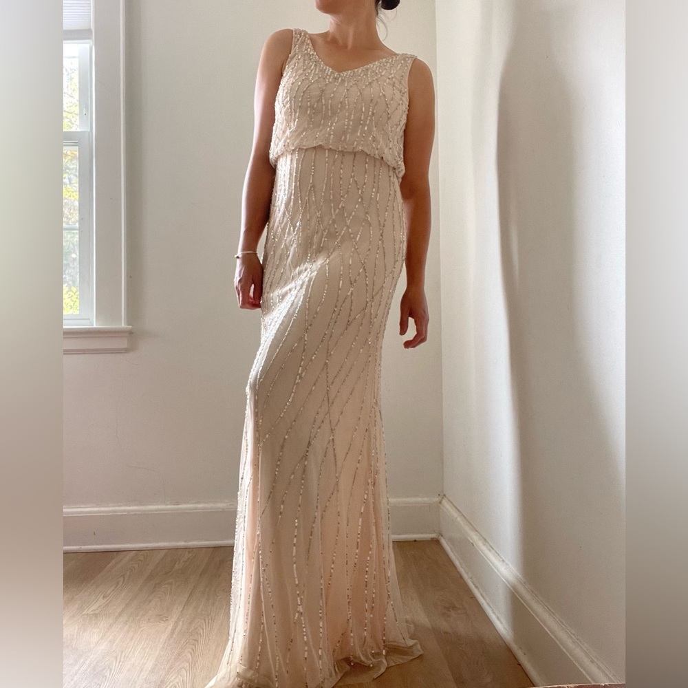 Anthropologie BHLDN x Adrianna Papell Brooklyn Cashmere Gown / Dress